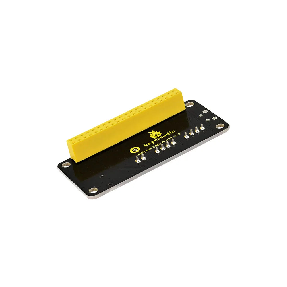 Keyestudio 5V ReSpeaker 2-Mic Pi HAT V1.0 Expansion Board For Raspberry Pi 4B/3B+/3B