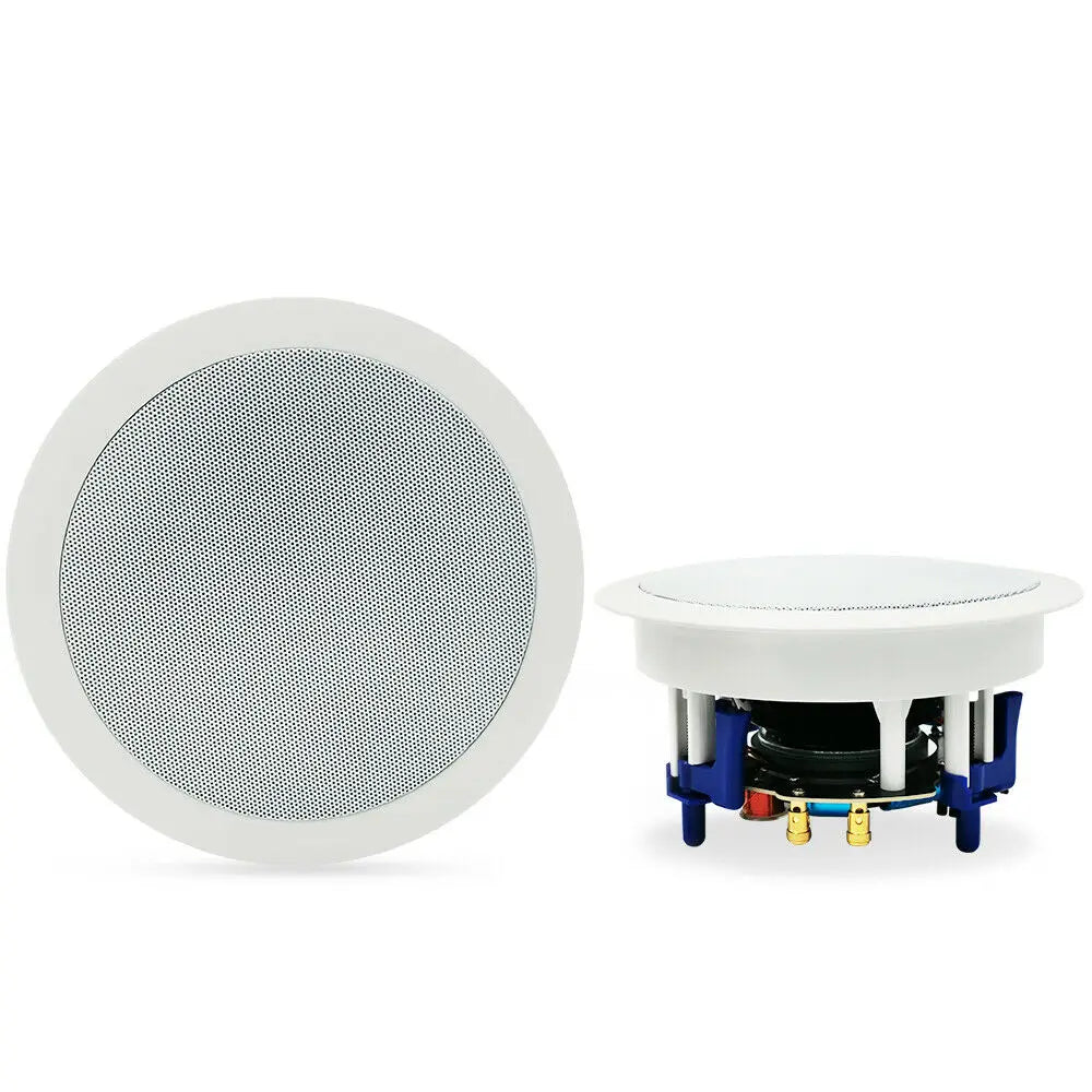2x Herdio 5.25Inch 300W Waterproof Bluetooth Ceiling Wall Speakers