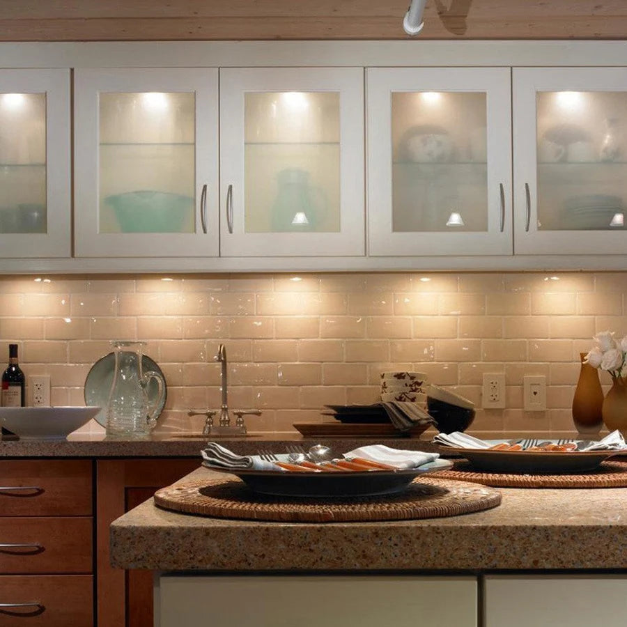 Under Cabinet Dimmable Pucks, Full Kit