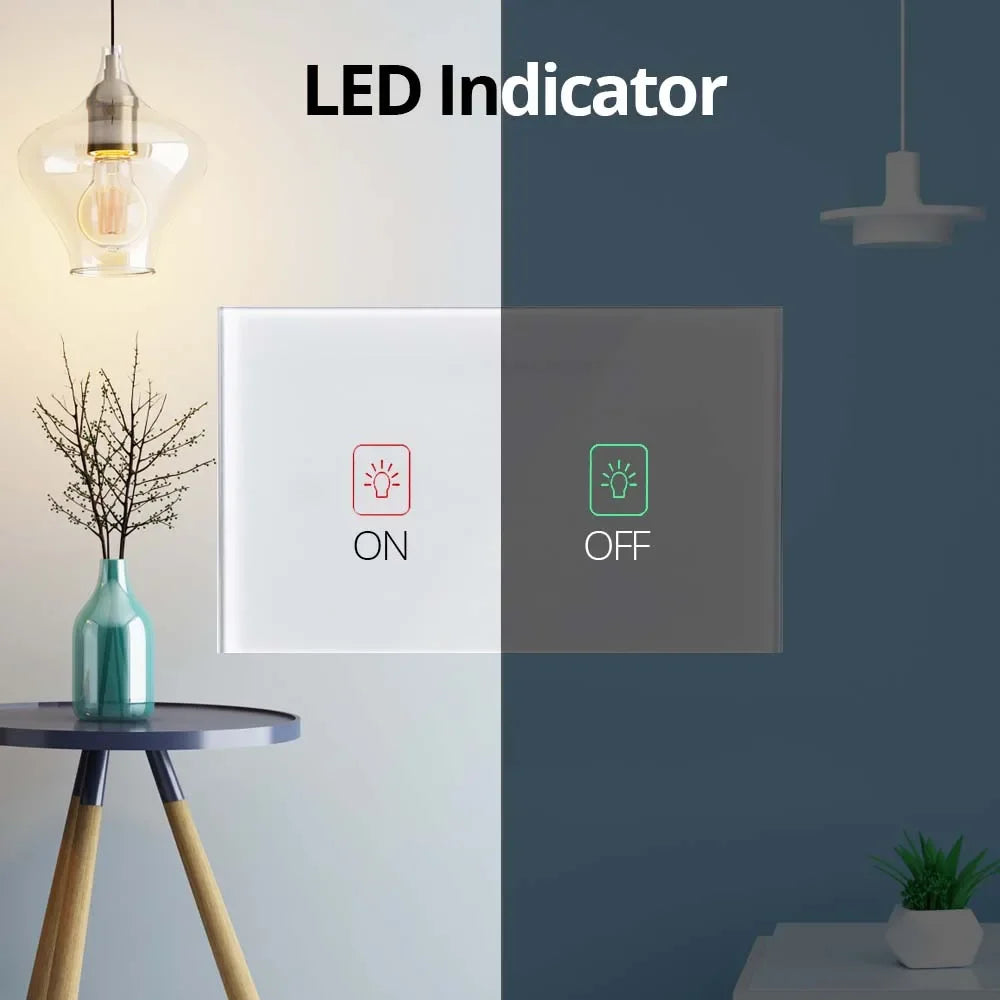 1 2 3 Gang,  2 3 Way Wall Touch Switch