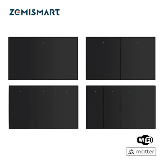 Matter Smart Wall Light Switch 1-6 Gangs
