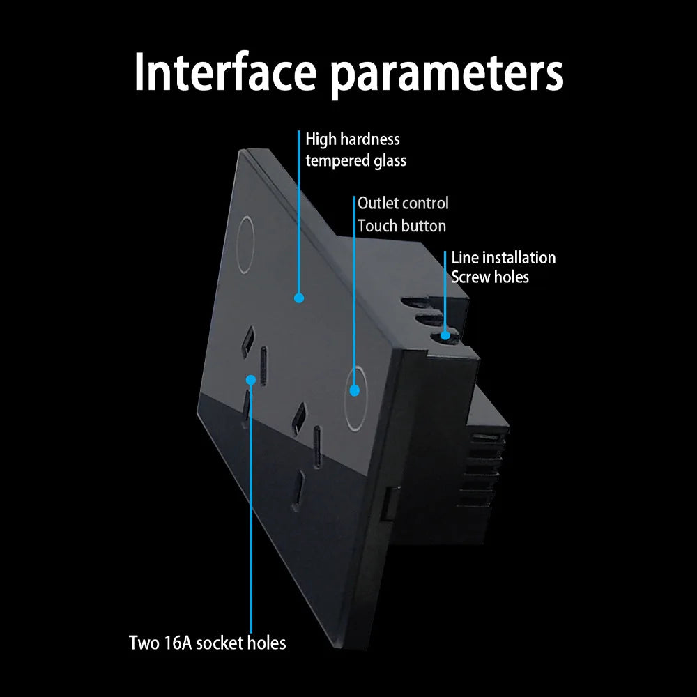 Matter Smart Wall Socket Touch Switch