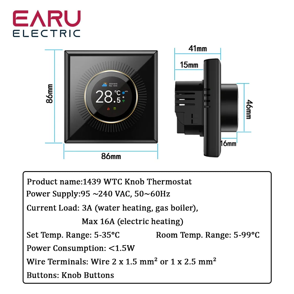 Smart Knob Thermostat  (Electric Heating)