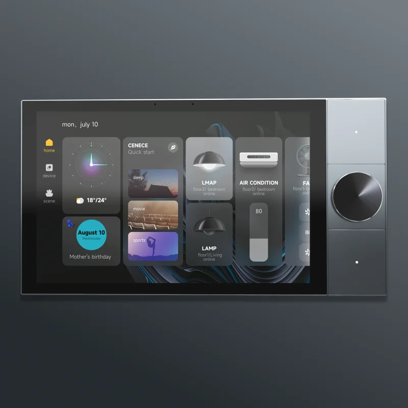 10 Inches Touch Control Panel With Audio and Gateway