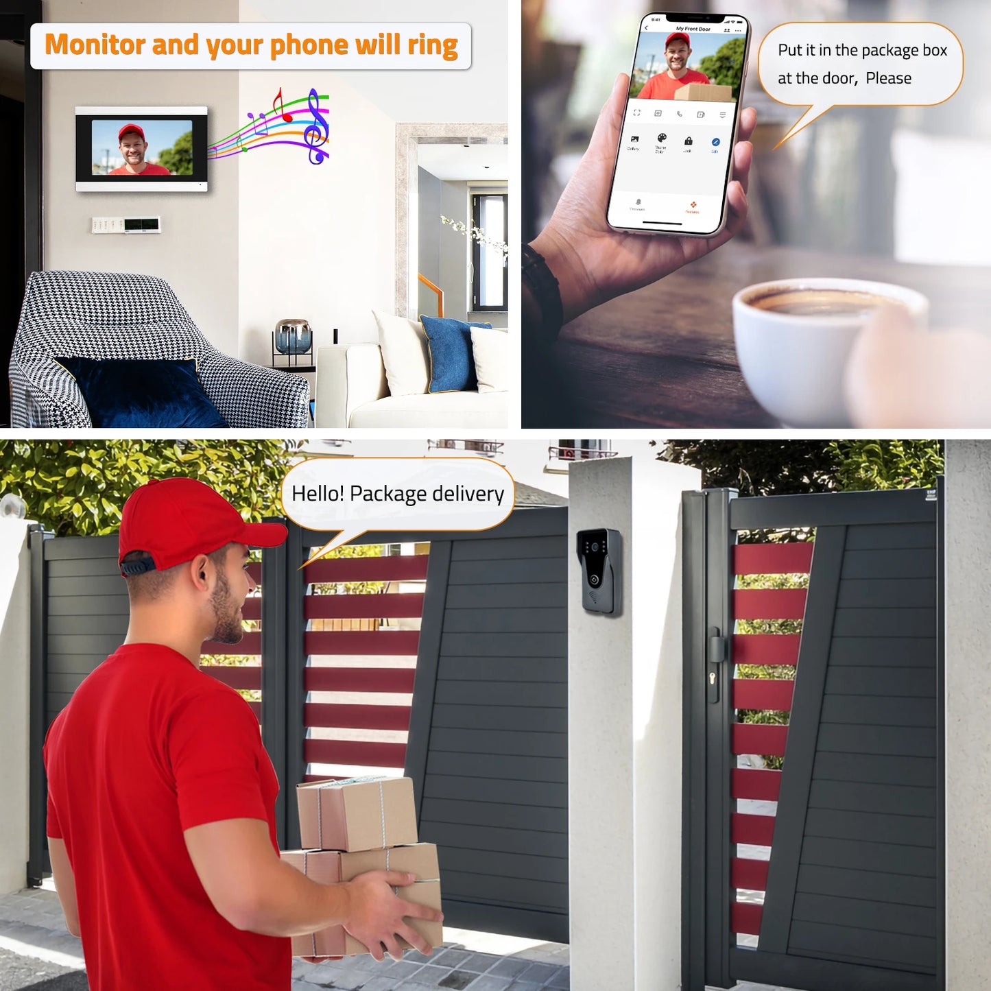 Smart Video Intercom System With  Touch Screen