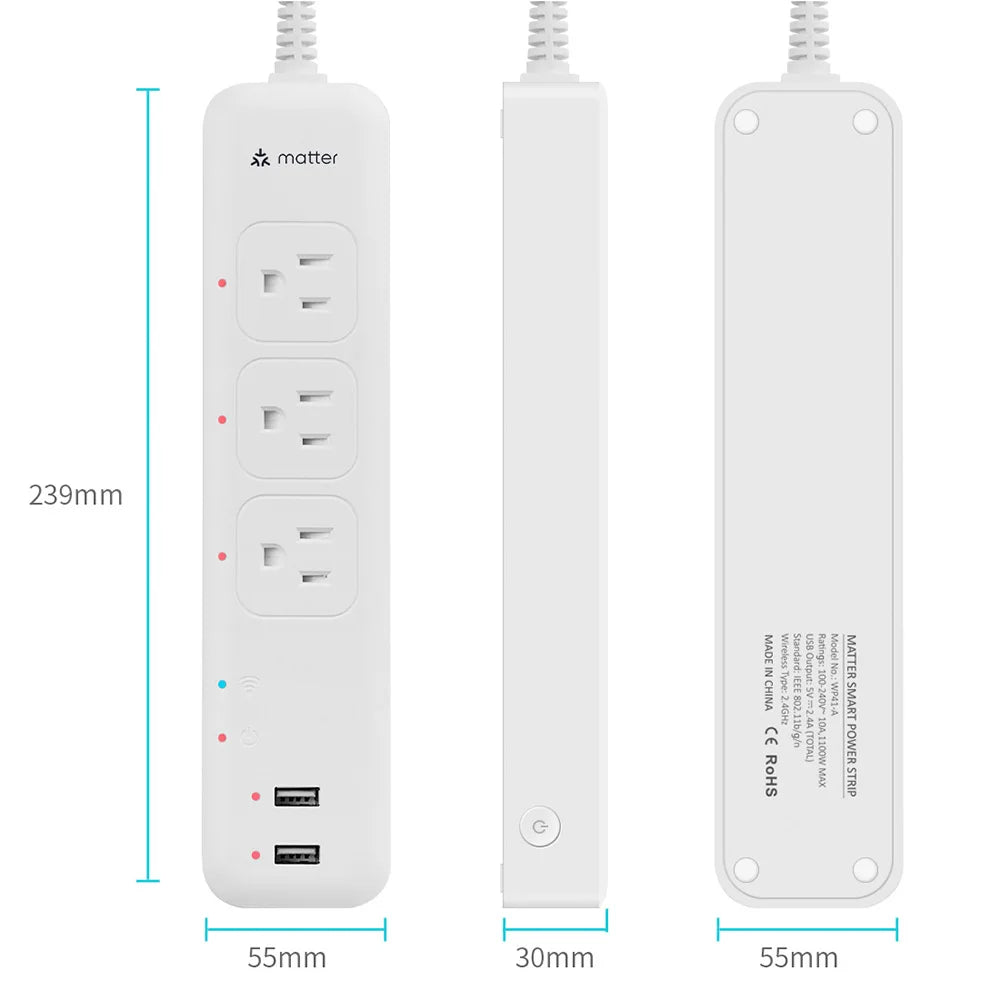Matter Smart Power Strip