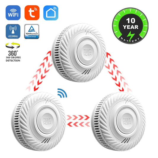 10 Year Battery Smart Interlinked Smoke Detector