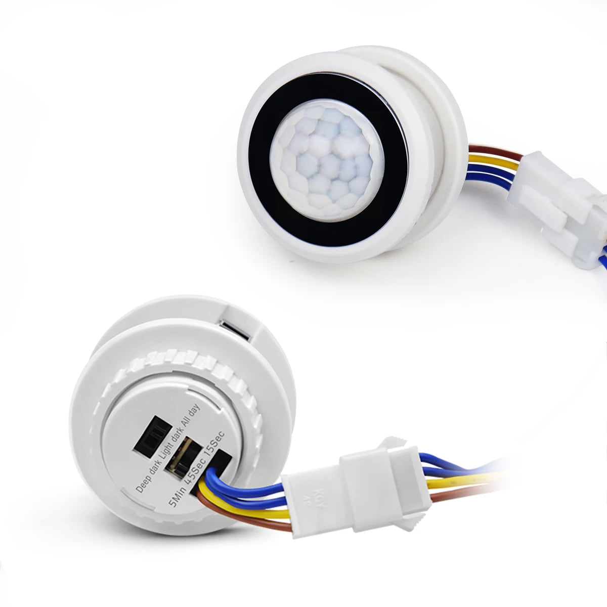 1/2/4 Pcs Wired PIR LED Sensor