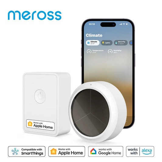 Meross  Thermometer & Hygrometer for Alexa Google SmartThings Apple Home