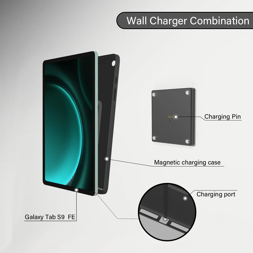 Magnetic Wall Charger For Samsung Galaxy Tab S9FE 10.9 inch
