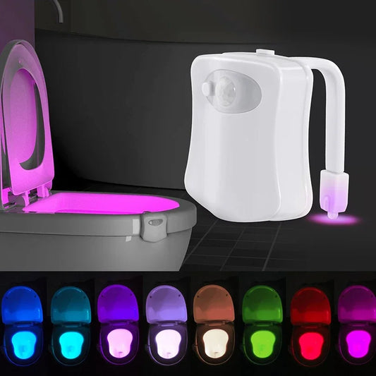 Motion Sensor Toilet Bowl LED Lamp