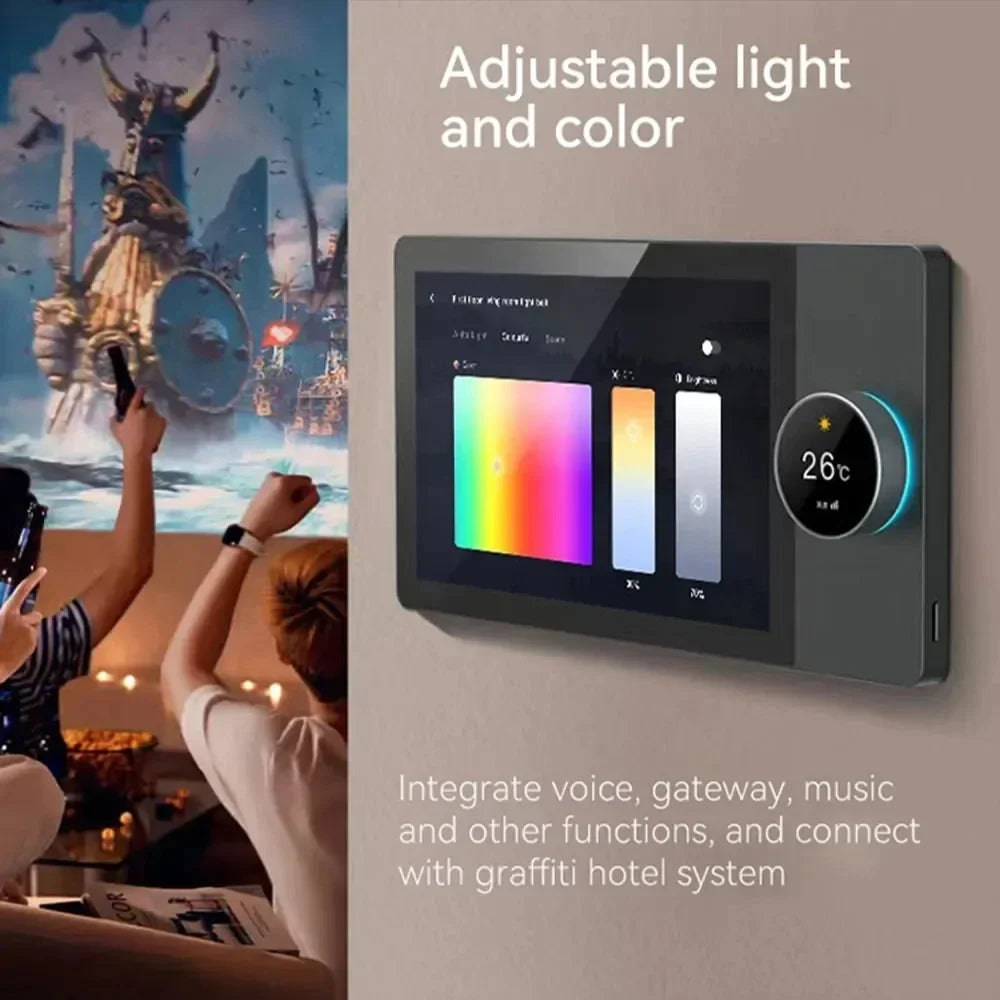 4-12-inch Smart Control Panel With Knob and Gateway