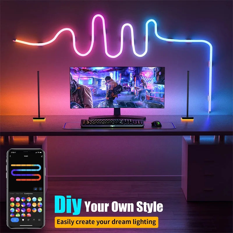 Silicone Neon Rope Light with Music Sync