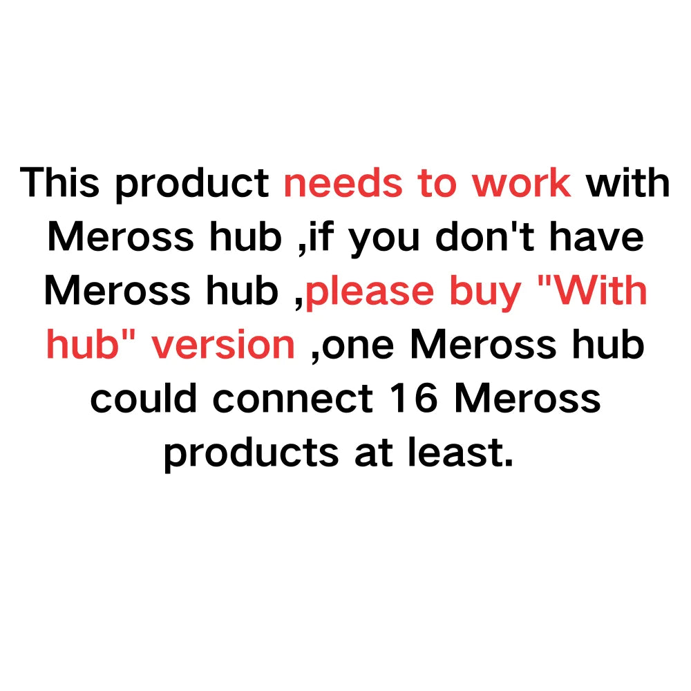 Meross Smart Hose Faucet Timer with Alerts Function (with or without hub)