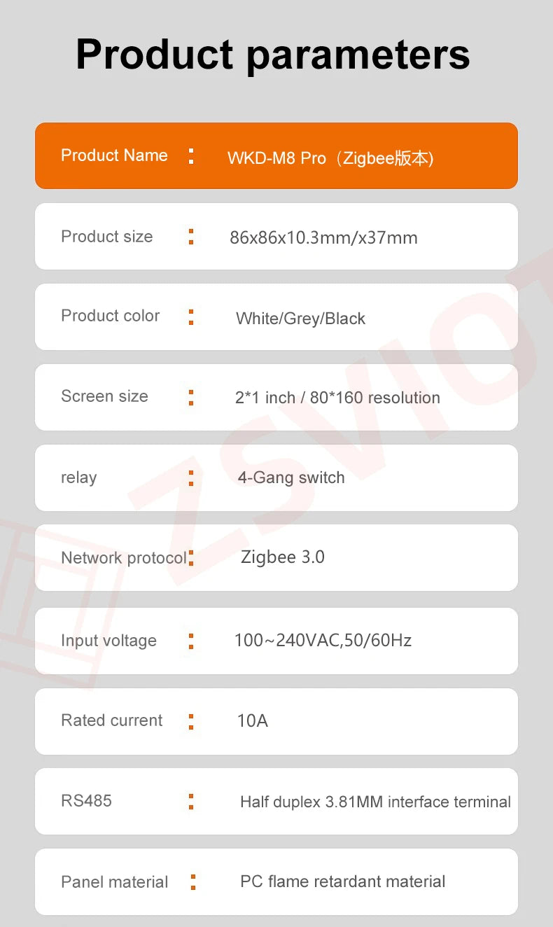 Smart Touch Wall Switch With Weather And Time 4 Gang