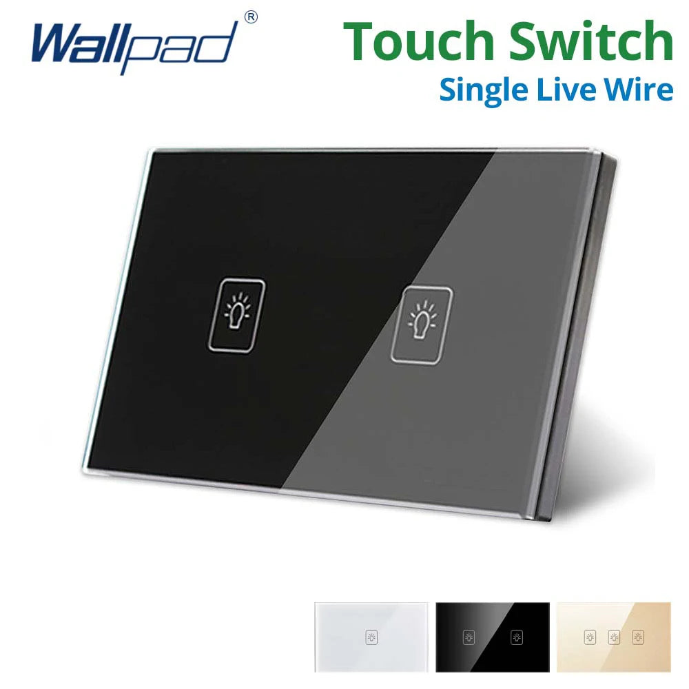 1 2 3 Gang,  2 3 Way Wall Touch Switch