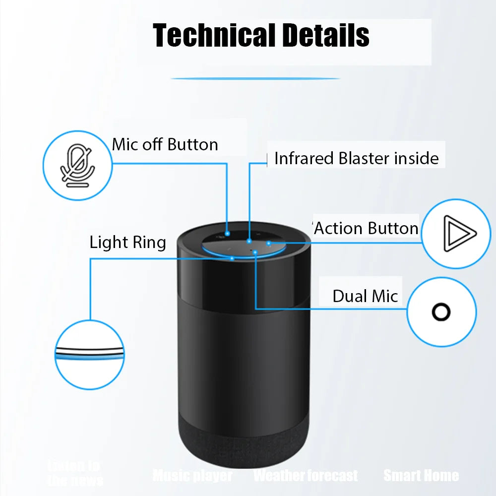 Smart Speaker With Alexa Voice Control