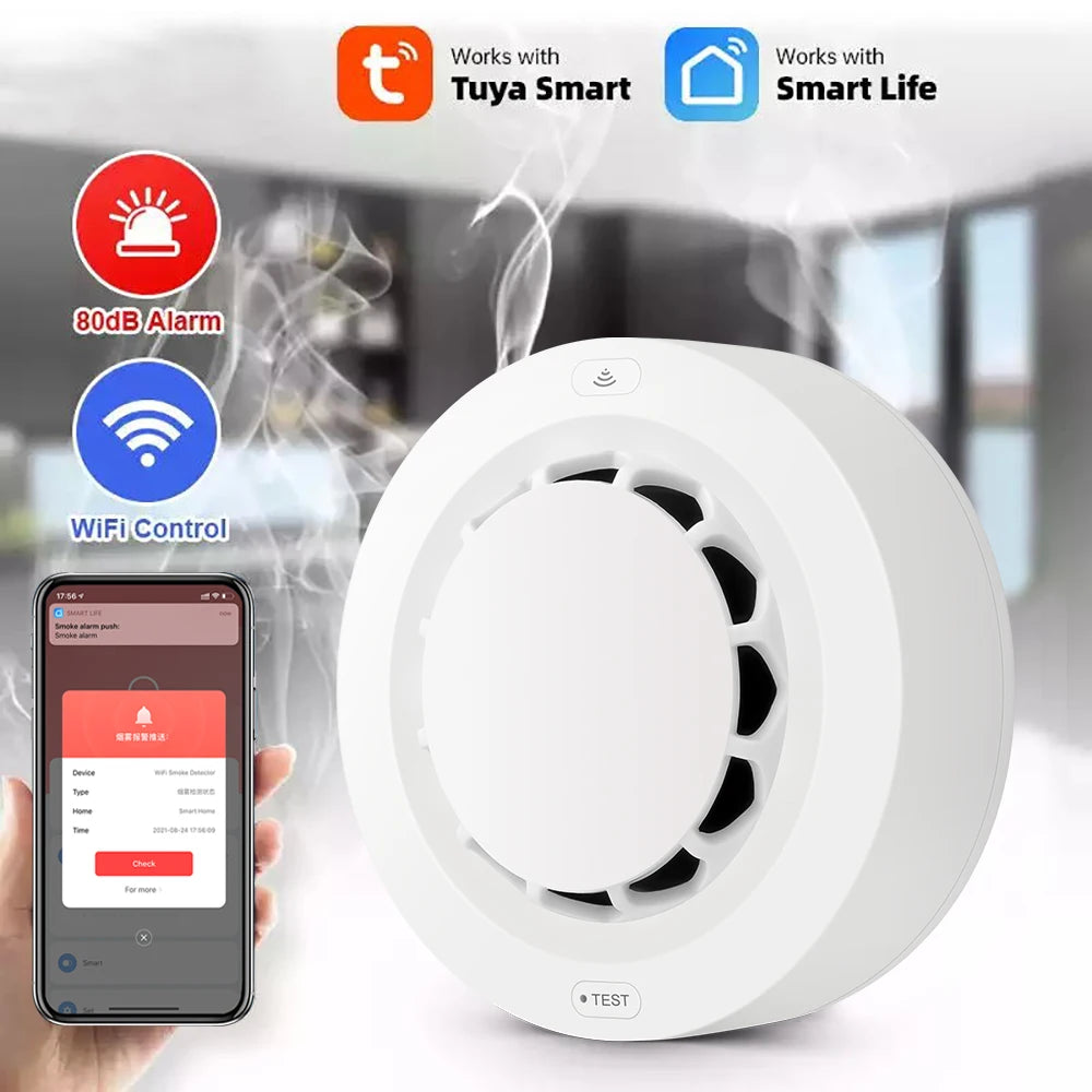 Smart Smoke Detector Alarm