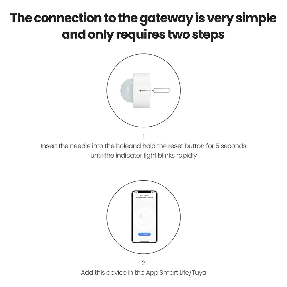 Smart Home PIR Motion Sensor