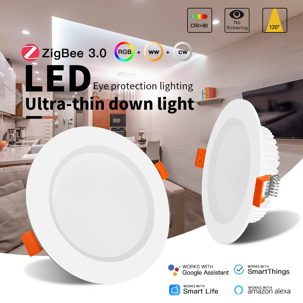 3.5 Inch CRI 90+ Smart Ceiling Recessed Light