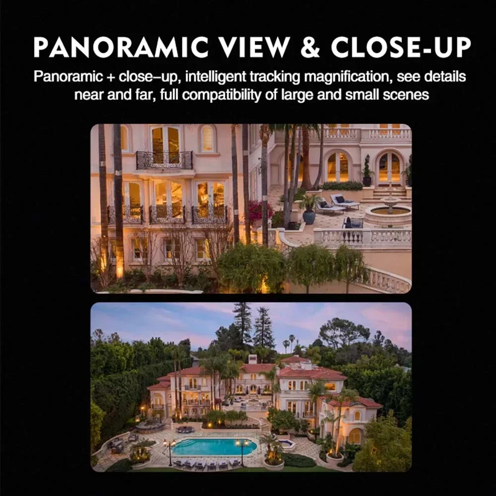 IP66 TUYA  8MP PTZ Dual Screen 8MM CCTV Camera