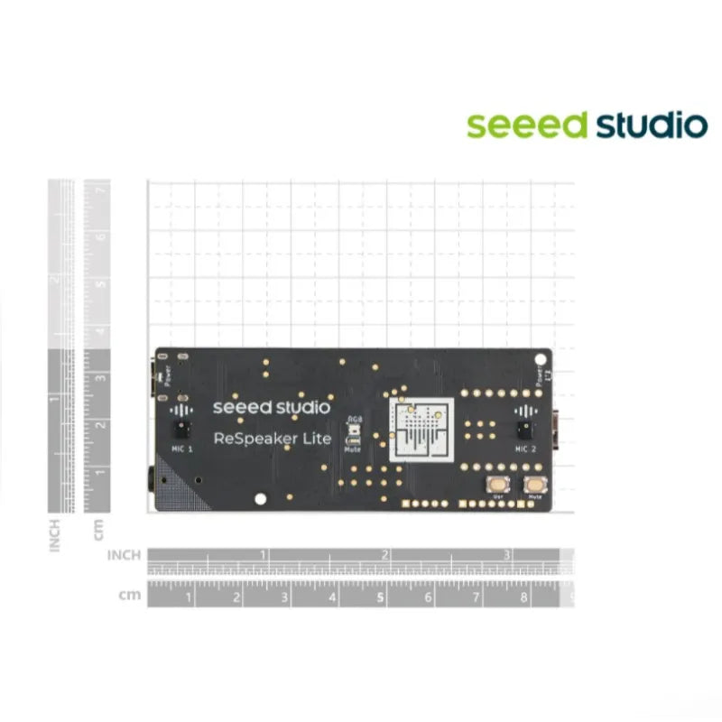 ReSpeaker Lite Voice Assistant Kit, ESPHome Assistant, 2 Mic Array with XIAO ESP32S3 pre-soldered, Mono Enclosed Speaker