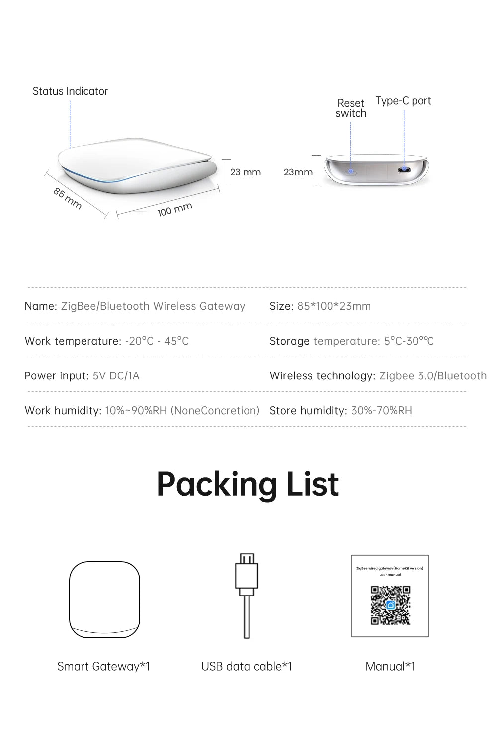 ZigBee3.0/BLE SmartHub