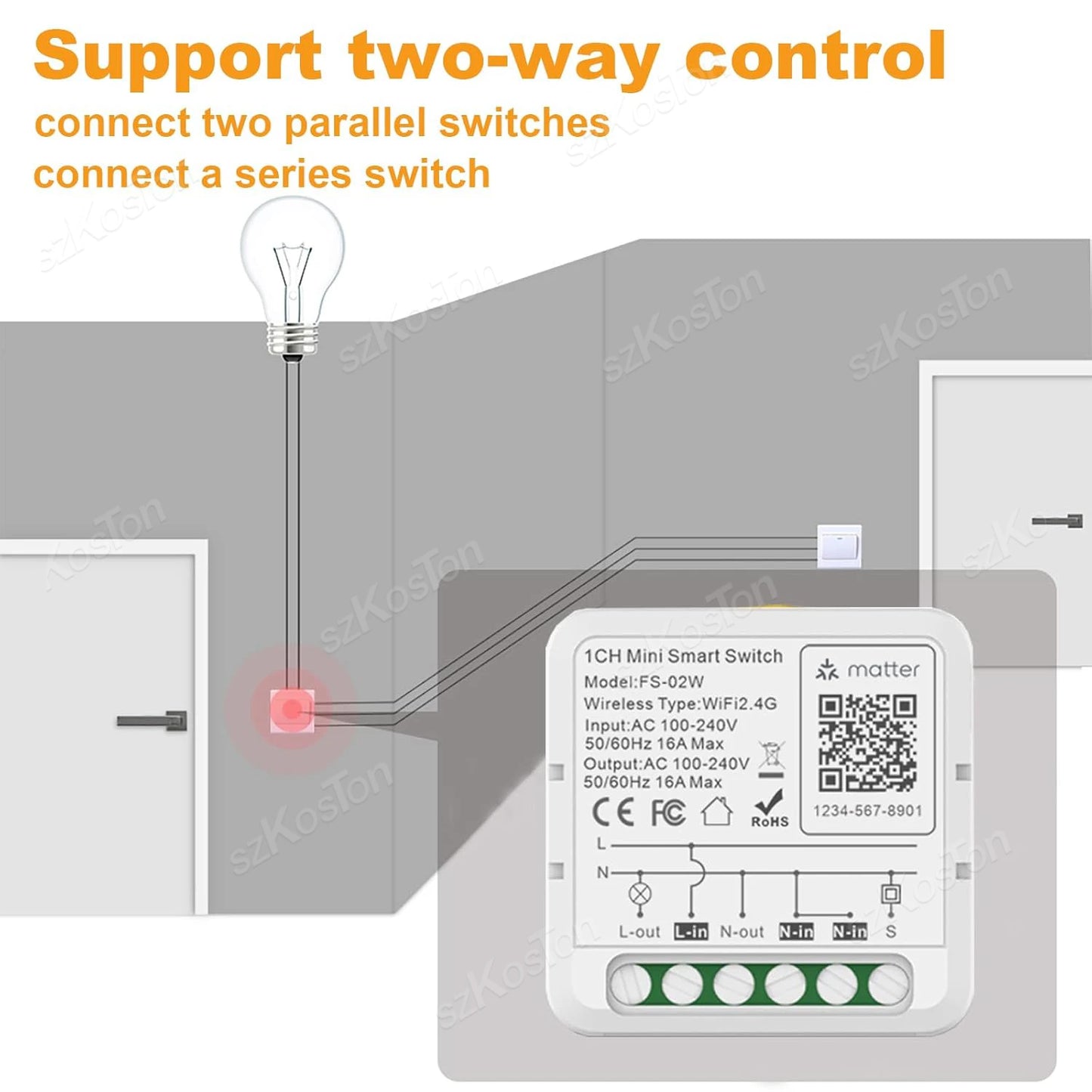 Matter WiFi Smart Switch