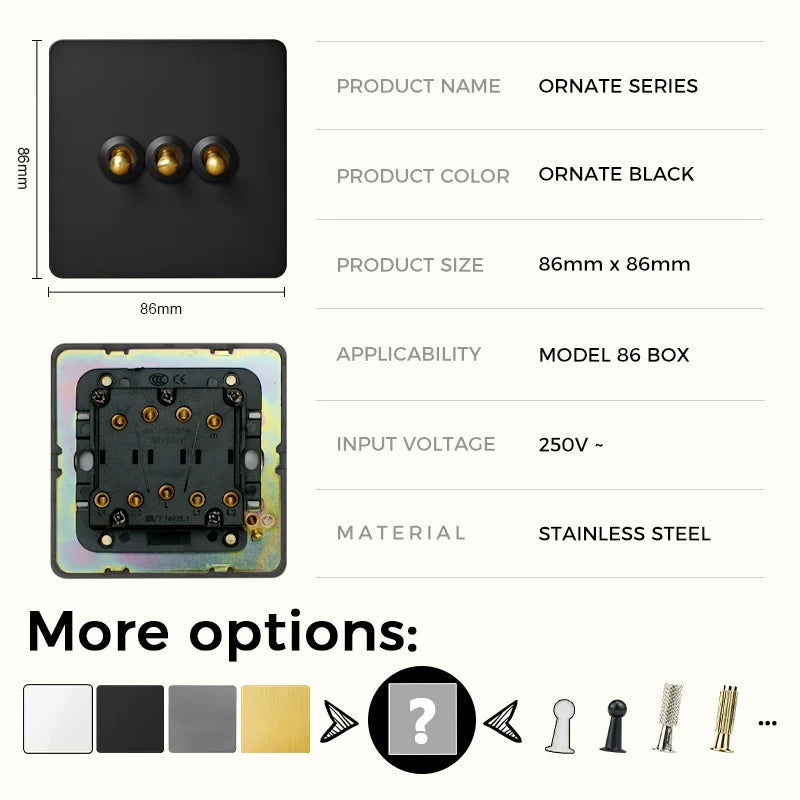 Retro Light Switch Panels