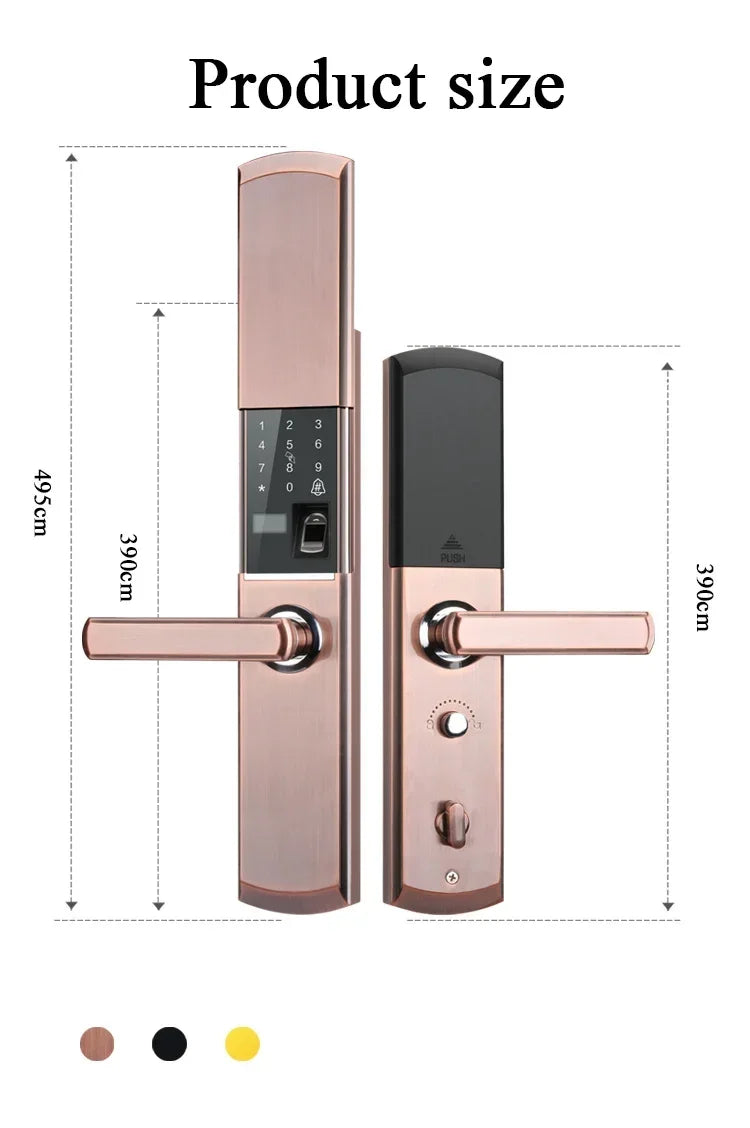 Outdoor Digital Door Lock Fingerprint, Password And IC Card