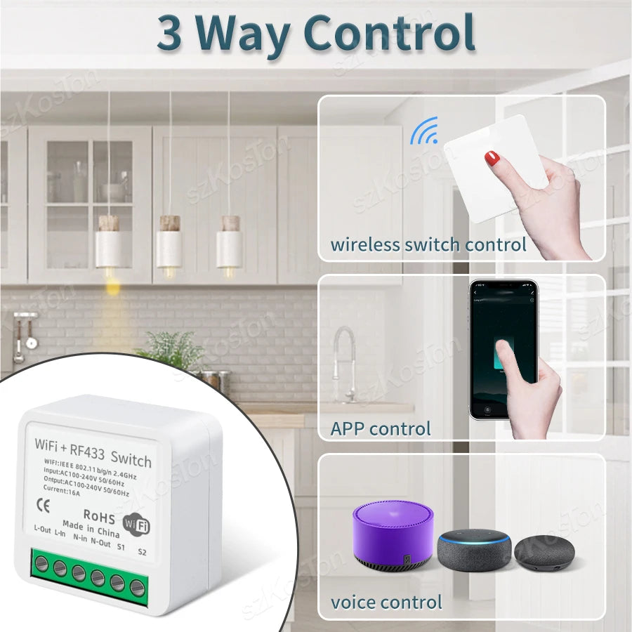 Smart Switch 16A Mini Relay