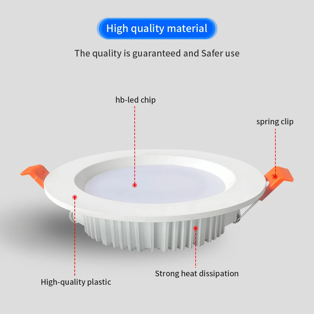 3.5 Inch CRI 90+ Smart Ceiling Recessed Light