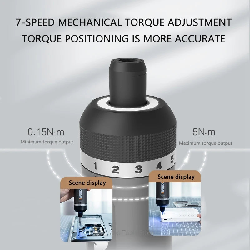 Worx 4V rechargeable Screwdriver  Kit