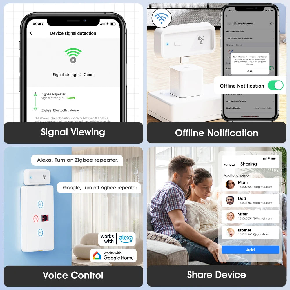 Tuya Zigbee wireless signal repeater