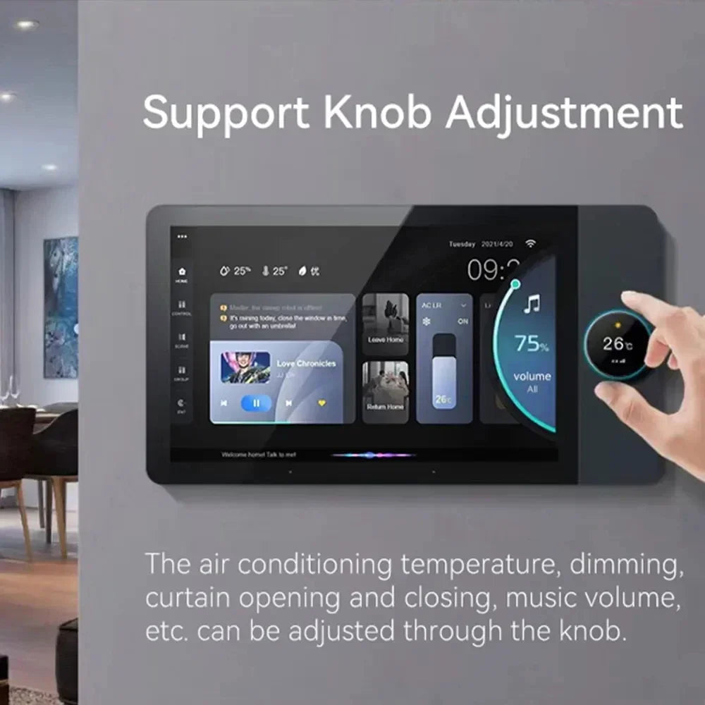 4-12-inch Smart Control Panel With Knob and Gateway