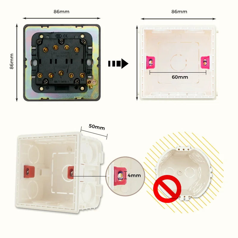 Retro Light Switch Panels