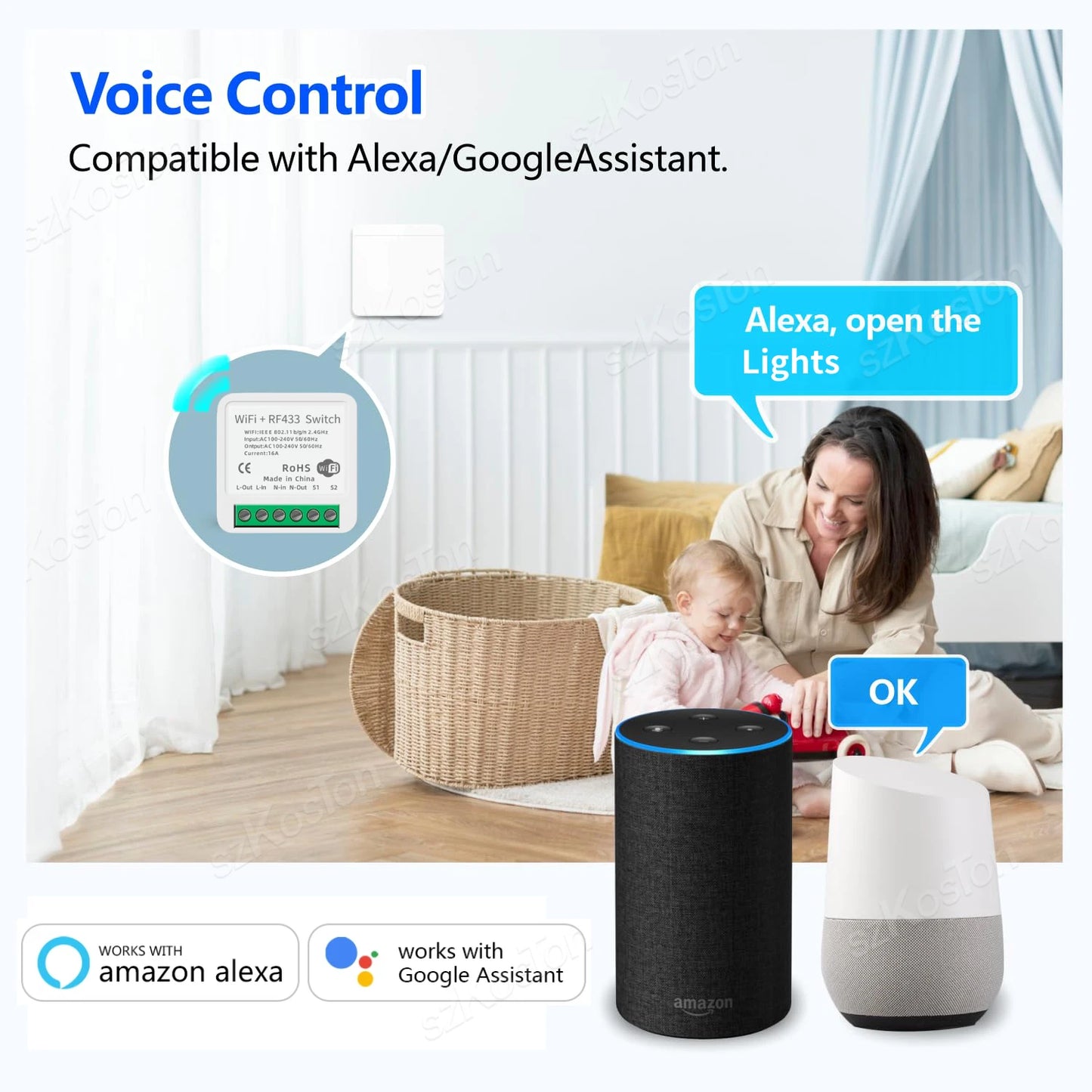 Smart Switch 16A Mini Relay