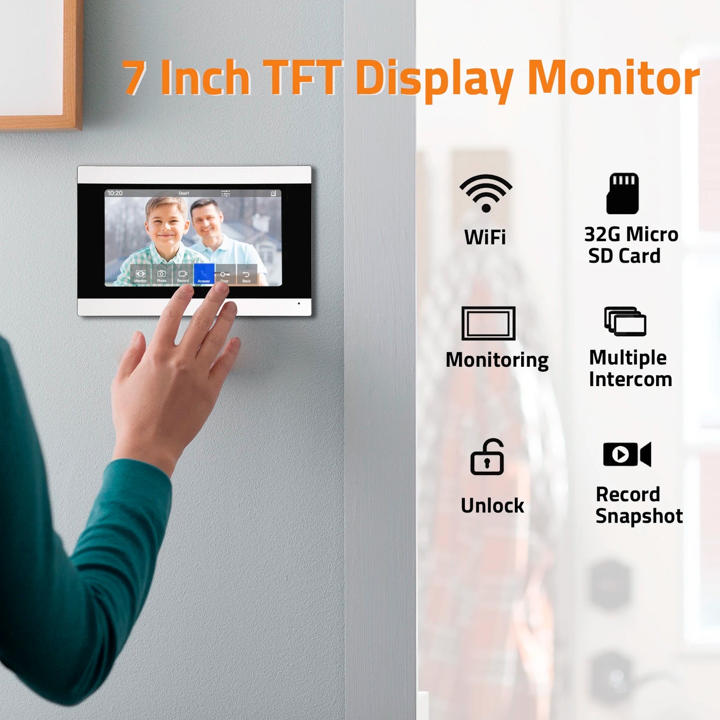 Smart Video Intercom System With  Touch Screen