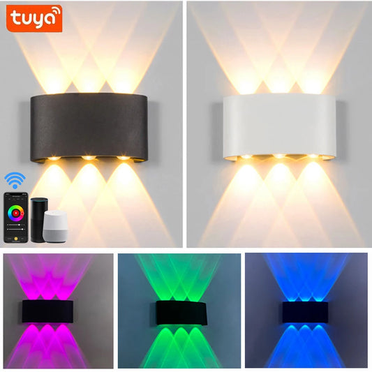 Smart RGB Outdoor Wall Light,2700K-6500K