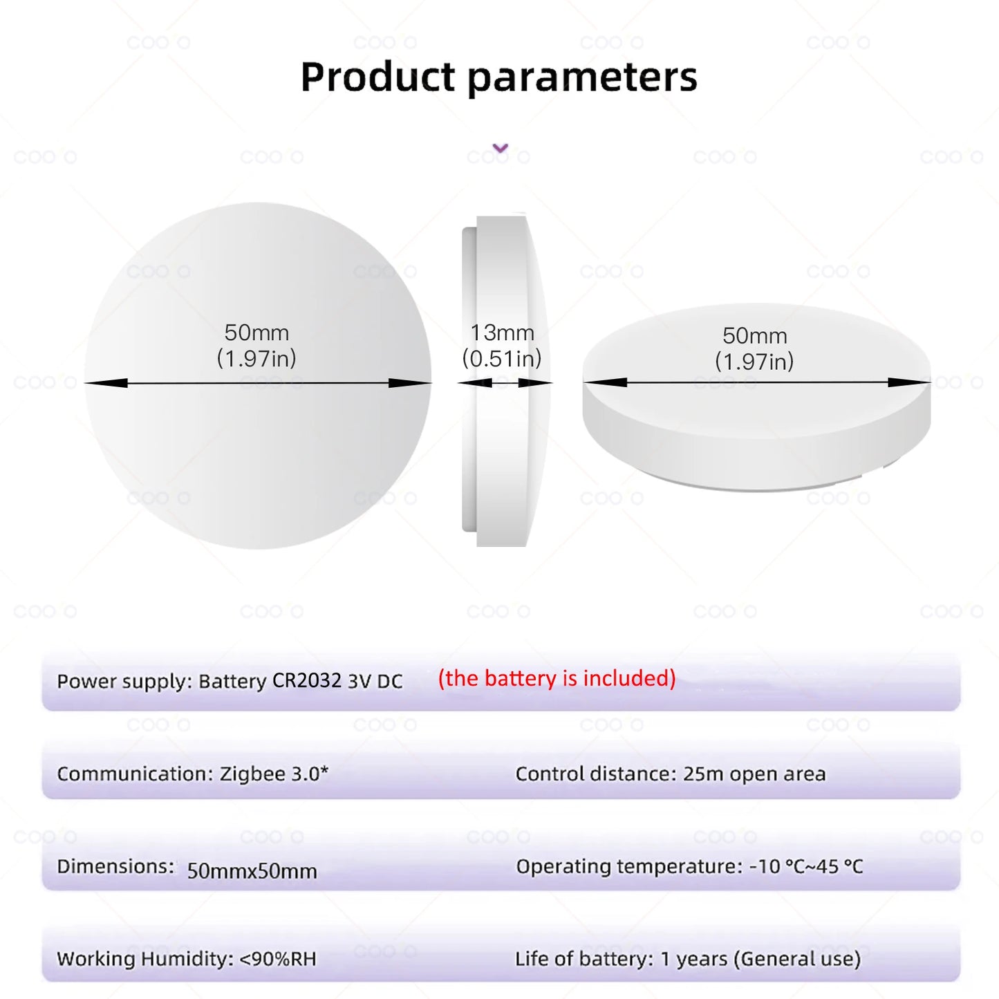 Smart Wireless Wall Push Button