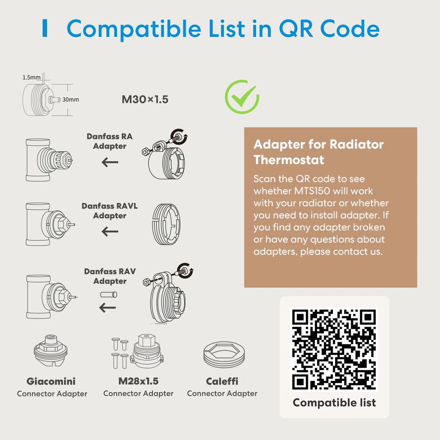 Meross Smart Radiator Thermostat for Siri, Alexa, Google Assistant