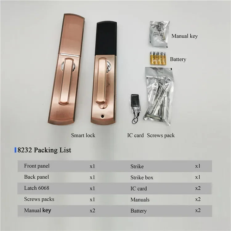 Outdoor Digital Door Lock Fingerprint, Password And IC Card
