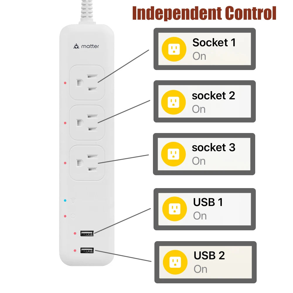 Matter Smart Power Strip