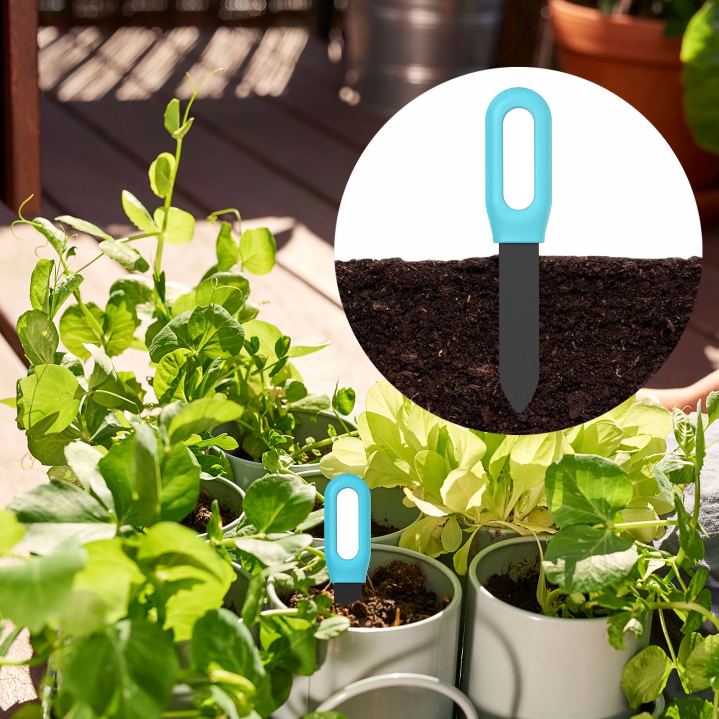 Smart Soil Tester Temperature and Humidity Meter  Garden Automation