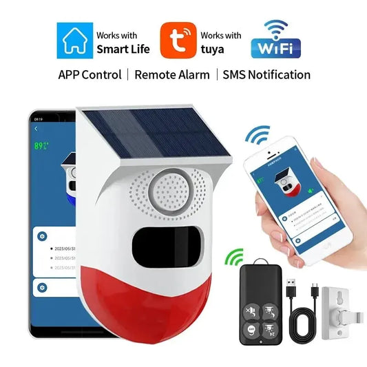 IP65 Outdoor Solar Security Alarm Infrared Detector Bear Deterent