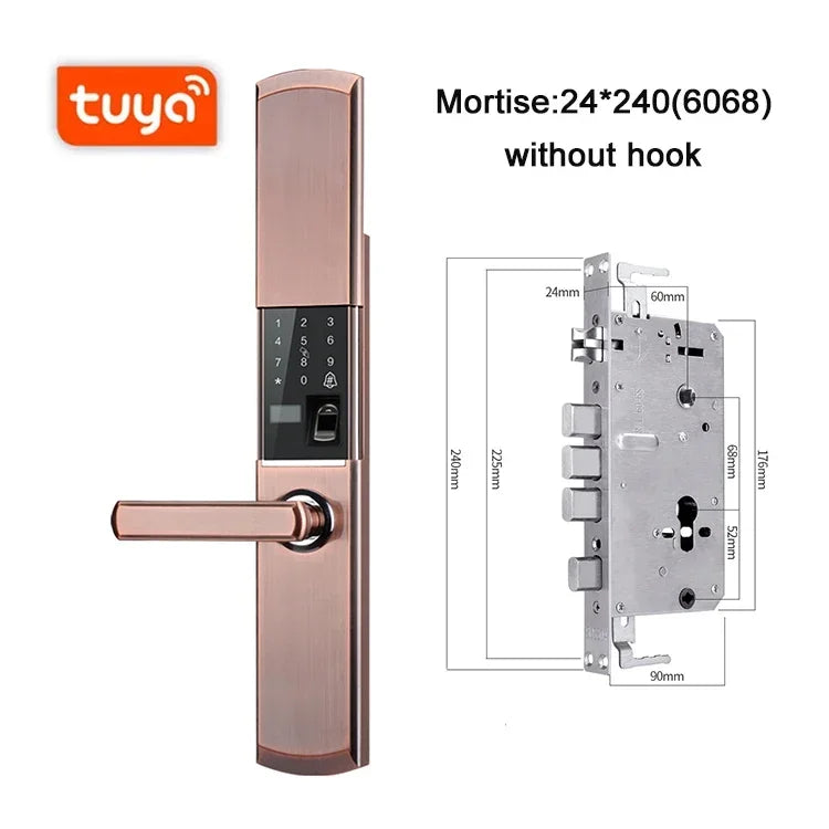 Outdoor Digital Door Lock Fingerprint, Password And IC Card