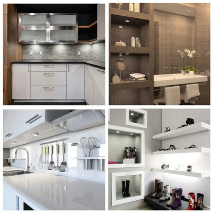 Under Cabinet Dimmable Pucks, Full Kit