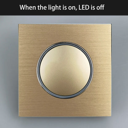 Interrupteur d'éclairage LED rond 1 à 4 voies et variateur