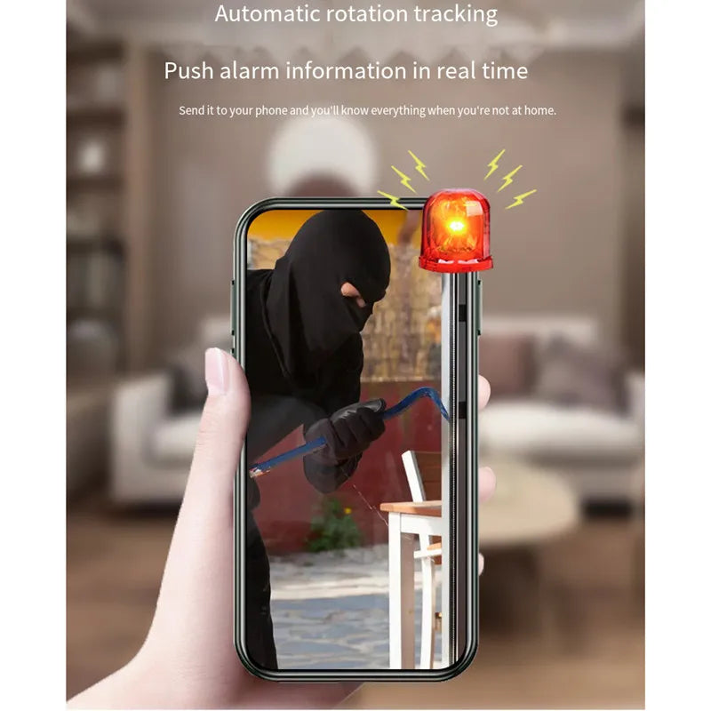 Caméra IP Tuya Wall Plug In Wifi 360° LED Lampe