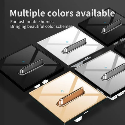 Tempered Glass Wall Switch Panel 1-4 gangs